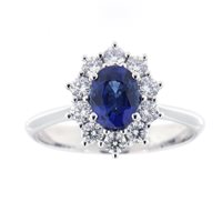 Anello Fanton Gioielli Donna ANELLI ZAFFIRO in Oro bianco Zaffiro 0.82 Ct FGANZAF7/5040 - FGANZAF7/5040